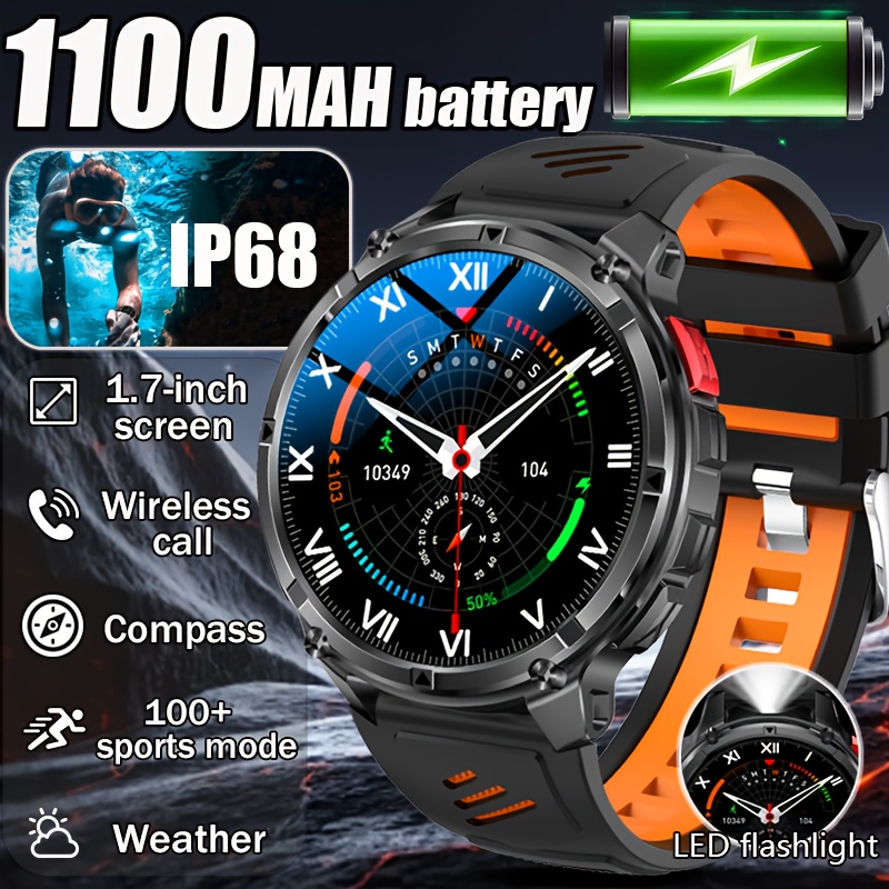 Altimeter Compass Watch - DAORKOW 2026 New Bluetooth Phone Smart