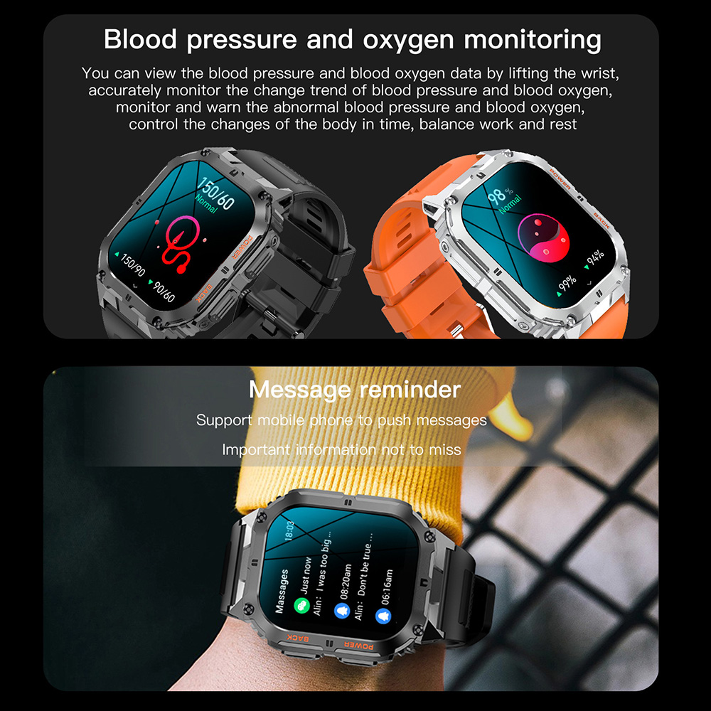 K61 Pro Smart Watch Men Women  - огляд і ціна Smartwatch Watches For Women With Gps