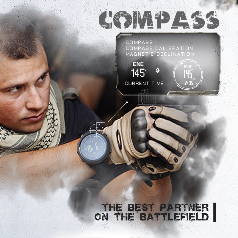 NORTH EDGE Apache46 Smart Digi - огляд і ціна Altimeter Compass Watch