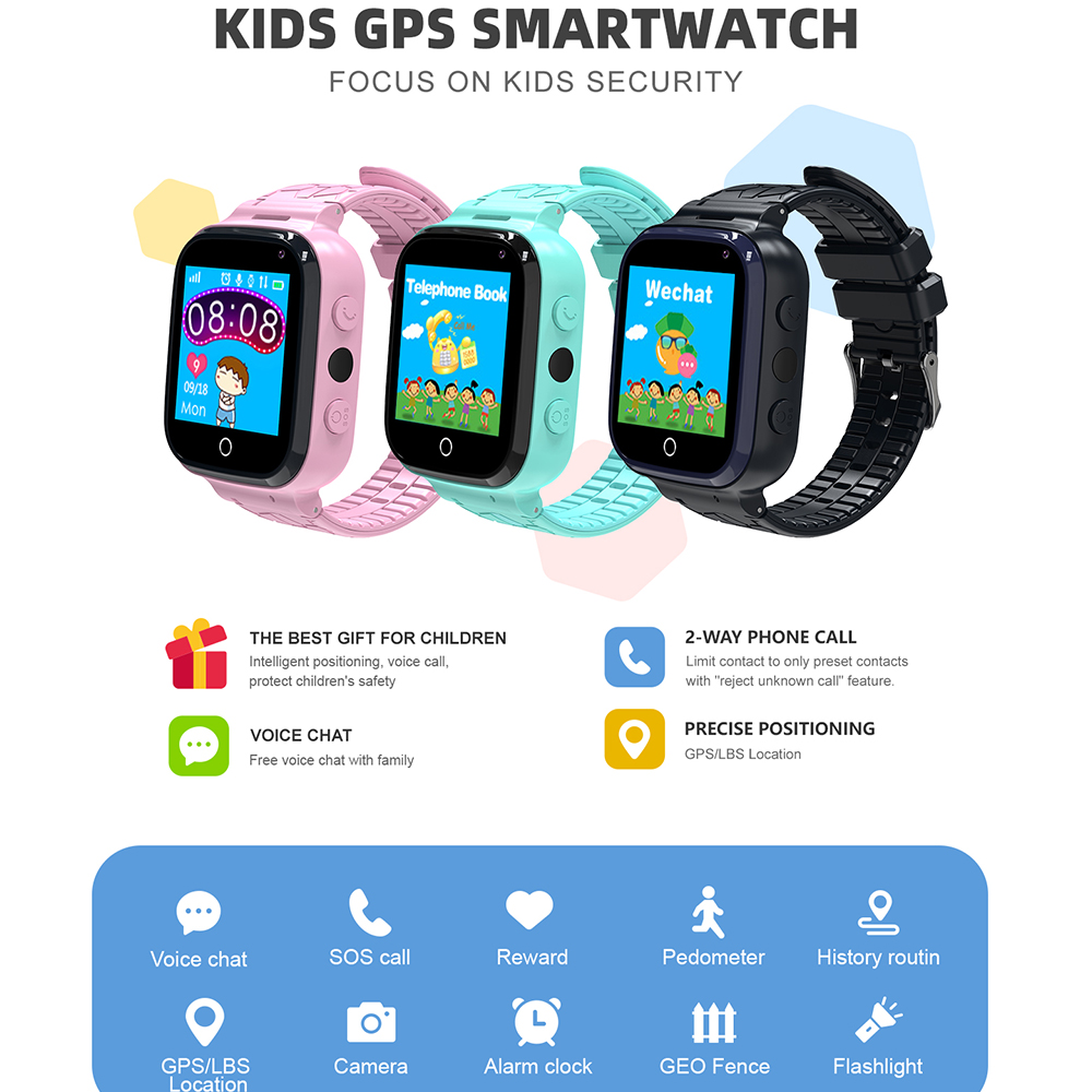 New Kids Smart Watch GPS Track - огляд і ціна Smartwatch Watches For Kids With Gps