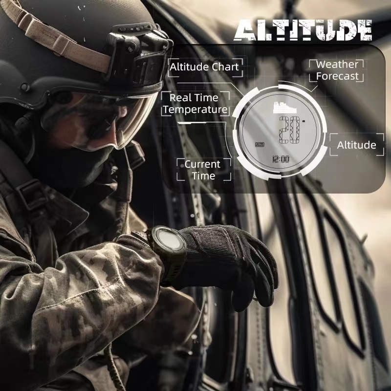 NORTH EDGE VERTICO Mens Watch  - огляд і ціна Altimeter Compass Watch