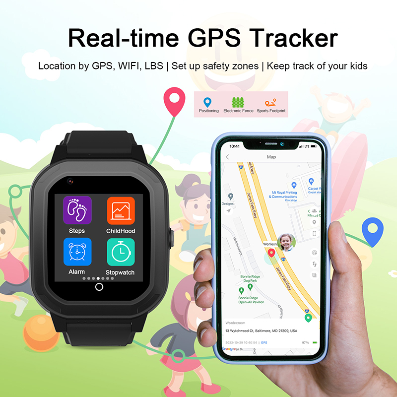 Wonlex 4G Smart Watch Kids Vid - огляд і ціна Smartwatch Watches For Kids With Gps