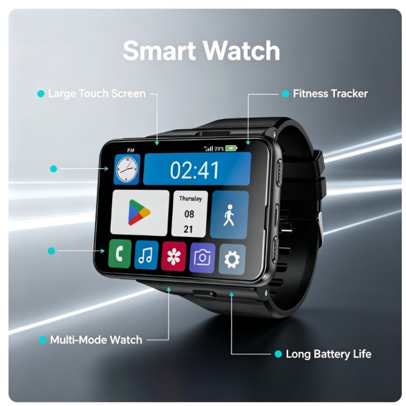 S999 Plus Smart Watch, 4G Andr - огляд і ціна Smartwatch Watches For Women With Gps