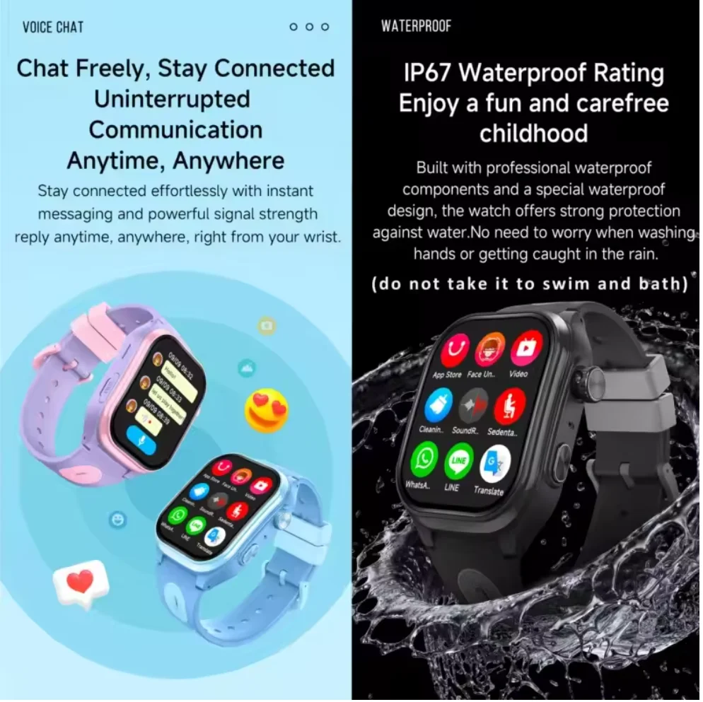 4G Kids Smart Watch Child Watc - огляд і ціна Smartwatch Watches For Kids With Gps