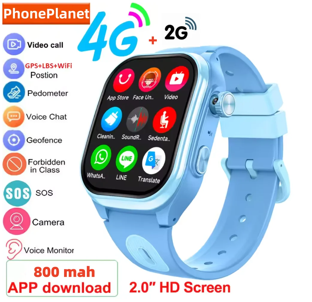 4G Kids Smart Watch Child Watc - огляд і ціна Smartwatch Watches For Kids With Gps