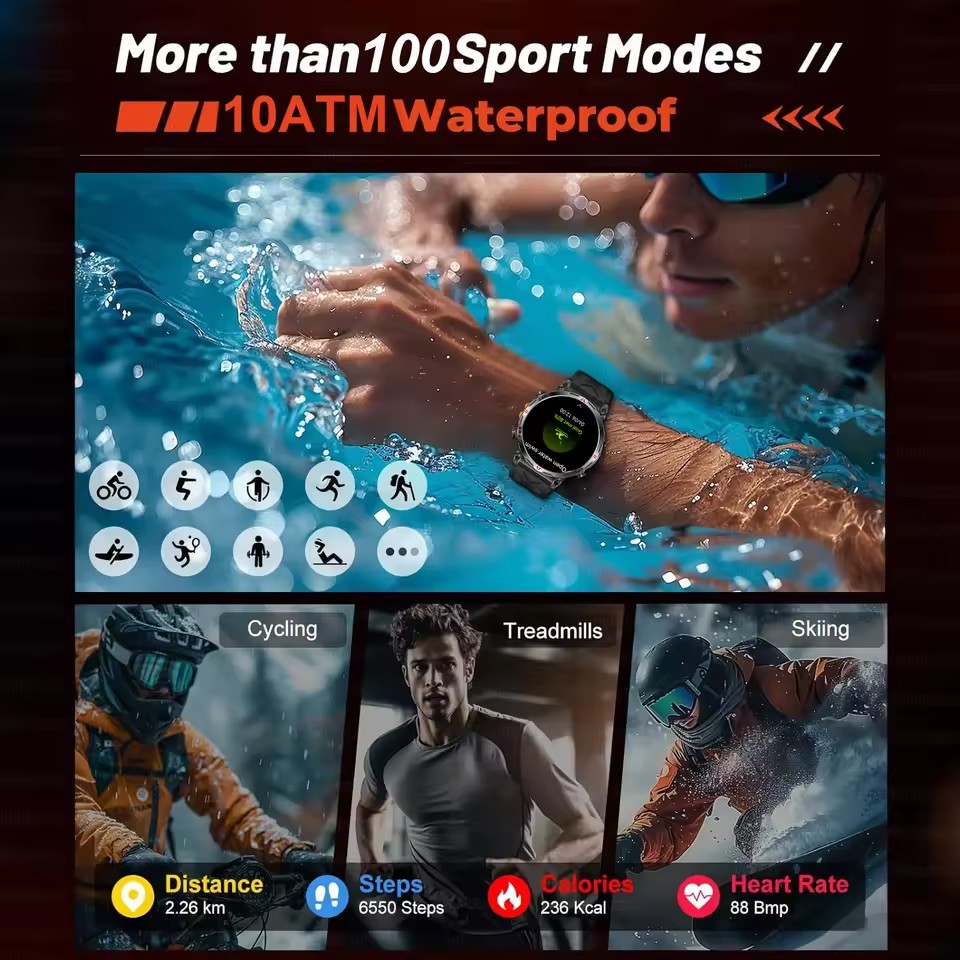 2026New Military GPS Sport Sma - огляд і ціна Altimeter Compass Watch